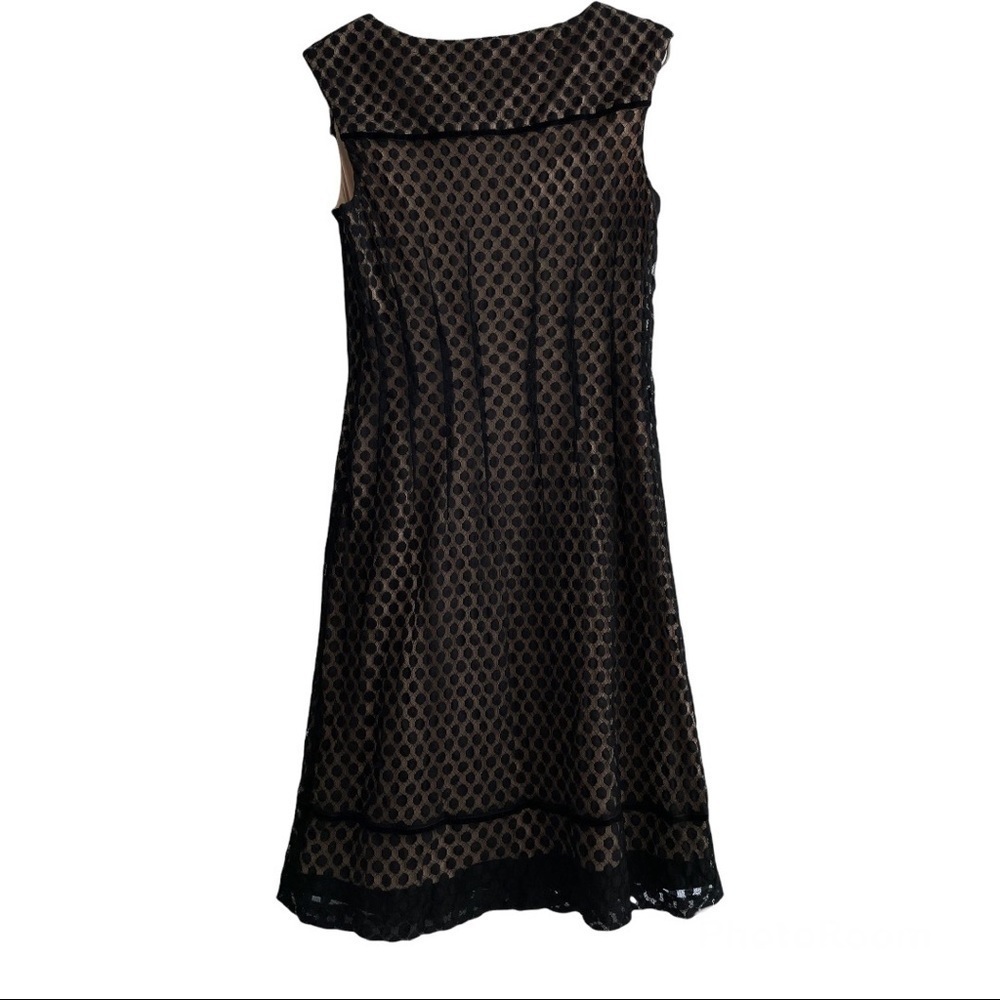 Adrianna PAPELL Sleeveless Dot Lace Shift Dress size US 8 - Picture 9 of 9